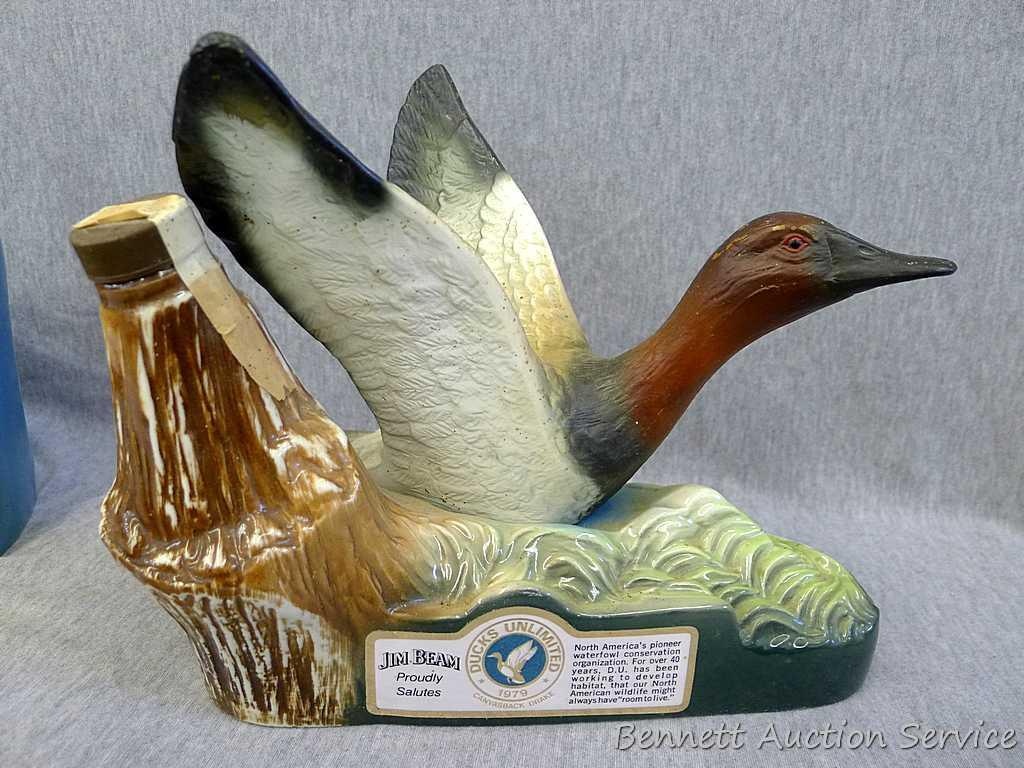 Jim Beam Ducks Unlimited Decanter 1979 New Images Beam