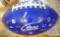 Bud Light football shaped pool table light has a new ballast and works. Approx. 4' wide.