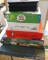Stack of games for family fun includes Yahtzee Deluxe, Last Word, Scattergories, Scrabble Deluxe,
