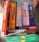Box of games includes Sequence Dice, Bunco, Scruples, Smart Ass, Michigan Rummy, Link-O, Split,