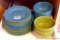 Gibson dinnerware in pretty teal and green colors. Pieces include eight 10-1/2