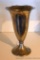 Early American Pewter vase is marked 541 on bottom with maker's name. Vase stands 8-1/4