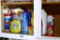 No shipping. Cleaning supplies including Windex wipes and multi task cleaner, Febreze, Fantasik