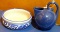 Art Deco creamer stands 4-1/4