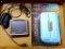 TomTom One charges, turns on, and shows location; battery indicator is flashing, possibly has a bad