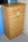 Nice wooden5 drawer dresser is 24