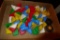 Vintage plastic building triangles for the creative mind. Each triangle measures 1