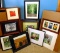 Very nice large wooden and metal picture frames measuring from 11