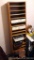Crafting or organizing shelf unit stands 6' tall and is 18