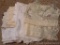 Lacy tablecloths, valances and curtain panels. 5-1/2' x 20