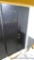 Large metal storage cabinet comes with four adjustable shelves. Unit is lockable, very sturdy and