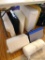 Variety of wedge and shaped pillows for comfort while sleeping. Largest is 22