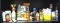 No shipping. Full and partial containers of denatured alcohol, gloss enamel, latex paint, ammonia,