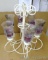 Wrought iron chandelier stands 20