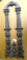 Decorative cast iron piece measures 28