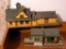 Model train buildings including a nice depot and a smaller siding. Depot is marked West Germany and