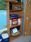 Bookshelf with 4 adjustable shelves; measures 28-1/2