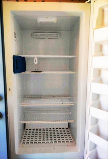 2018 Frigidaire 20 cubic foot upright freezer with lockable door.  Runs well.