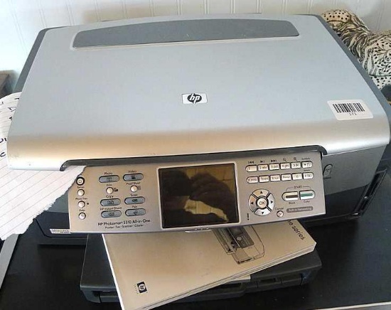 HP Photosmart 3310 All-In-One printer/fax/scanner/copier. Turns on. Gives "Ink System Failure"