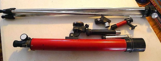 Tasco 56T telescope with stand. Scope is 23" long.