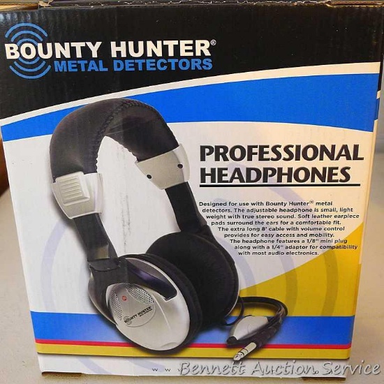 Bounty Hunter metal detector headphones