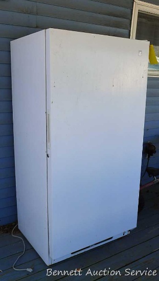 Maytag refrigerator doesn't cool but makes great mouse-proof storage, or tip it over for a stock