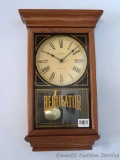 Nice wall clock by Verichron has a Westminster chime. Case measures 14