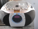 Durabrand stereo compact disc portable radio model CD-203. We could only get the radio to work.