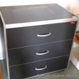 Rubbermaid 3 drawer base cabinet model #101006N is 31