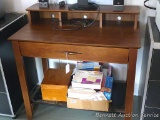 Wooden computer desk is 35
