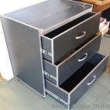 Rubbermaid 3 drawer base cabinet model #101006N is 31