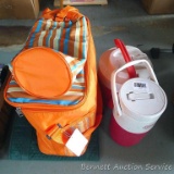 Coleman 2 qt. cooler; Igloo 1 gal. cooler; insulated cooler bag is 14