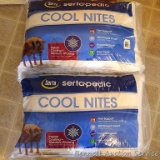 Two Serta Sertapedic Cool Nites pillows are 20
