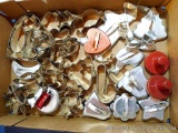 Nice assortment of cookie cutters, including Christmas, hearts, flowers and more.