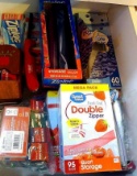 Matches will be removed from lot if shipped. Drawer filled with different sized zipper bags and bag
