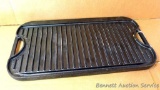 Lodge Pro cast iron Grill / Griddle measures 10-1/2