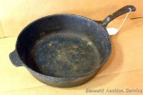 Wagner cast iron skillet is quite deep at 3