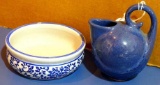 Art Deco creamer stands 4-1/4