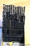 Craftsman drill index is nearly full. Box measures 4-1/2