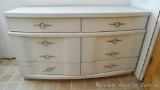 Wooden six drawer dresser is 21
