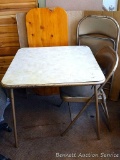 Wooden table top, approx. 18