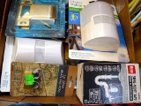 NIP 125/250v dryer cord is 6' long, motion activated light, little brass padlocks, strike plate,