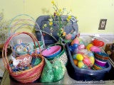 Easter decorations including an Easter tree, 18
