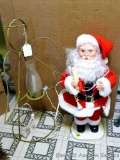 Wire framed angel lamp is nearly 30