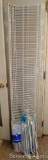 Four wire closet organizer shelves are each 6' x 12