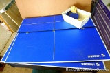 Fullerton Sportcraft table tennis game board, paddles, net and ping pong balls. This table fits Lot
