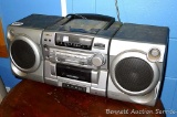 Aiwa brand Radio/CD/Cassette player is 24