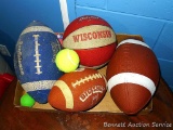 Playground balls for outdoor entertainment.