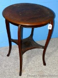 Vintage wooden table has 24