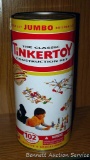 The Classic Tinkertoy Construction Set in original canister.
